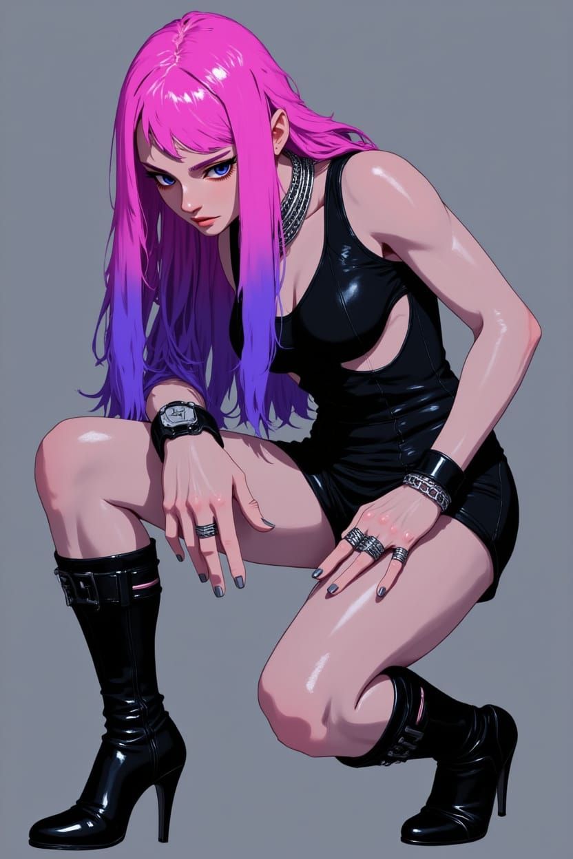 This image is morph from four generation of AI