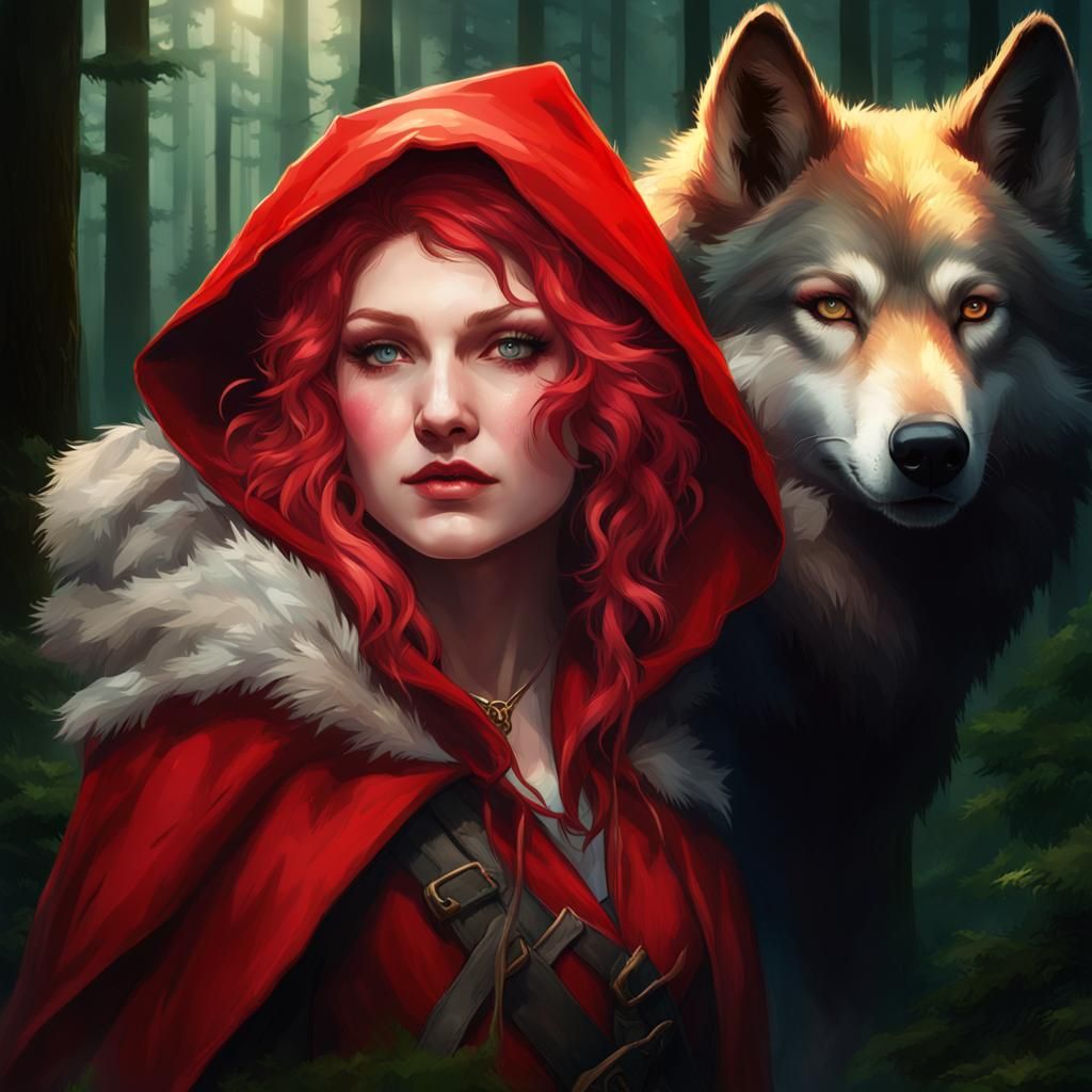 Cyndi Lauper as Little Red Riding Hood