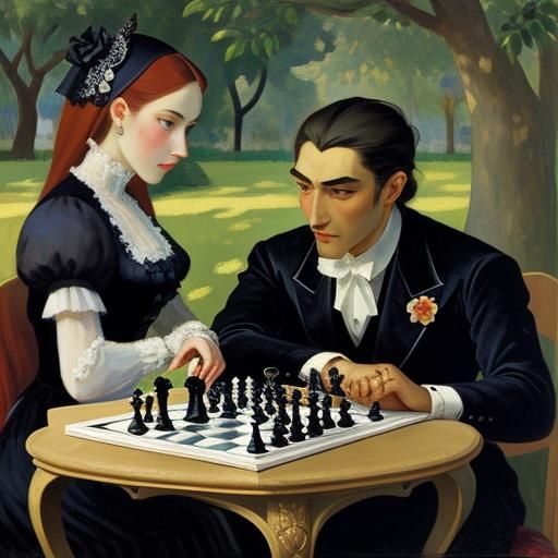 Hedgehog and Vampire Chess Game, Classical Style