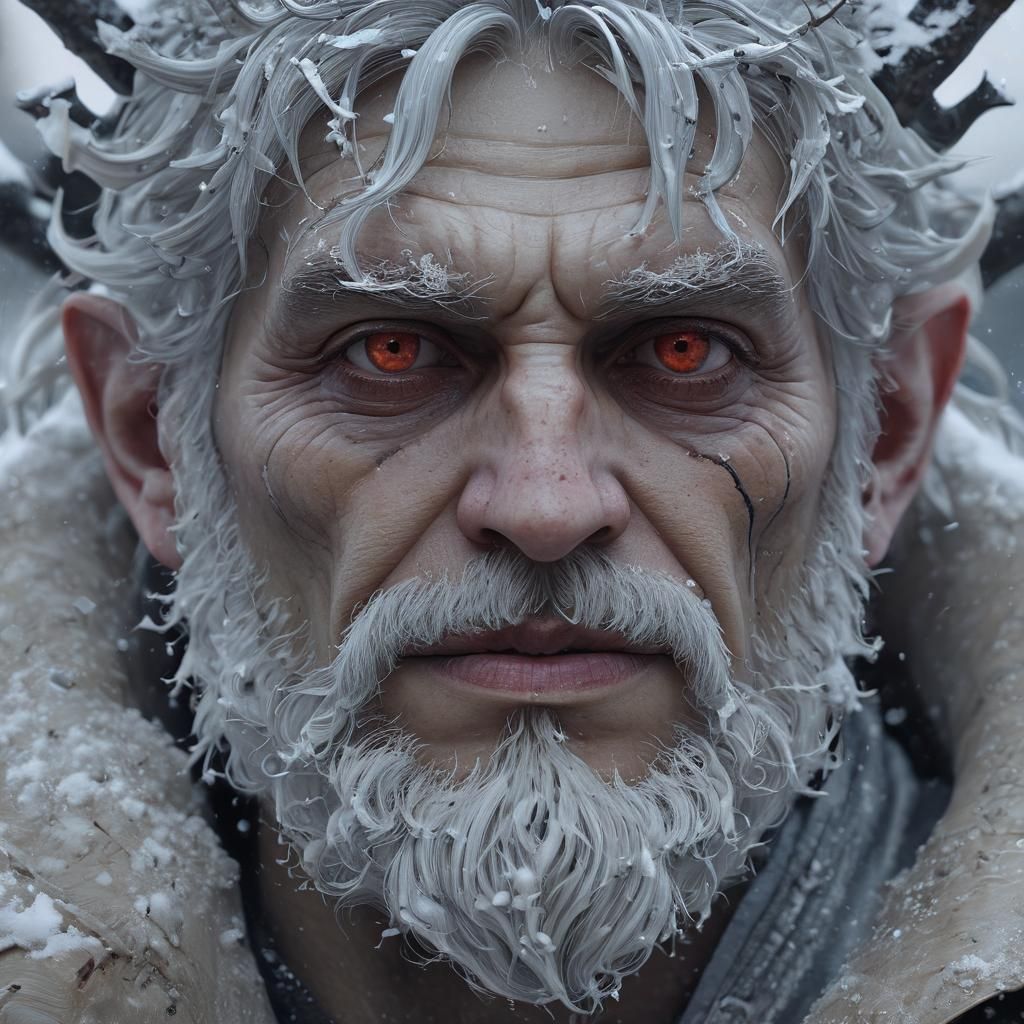 Dark shaman of a snow-cold high demon