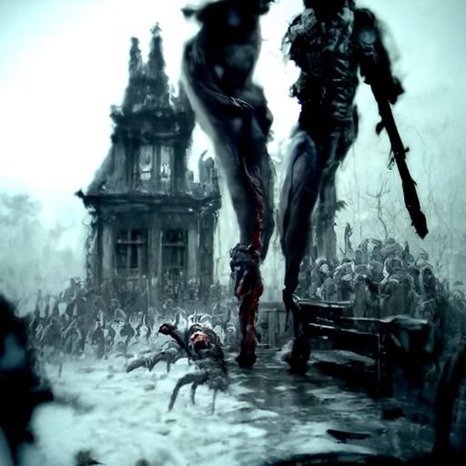 Resident Evil Inspired Horror Art