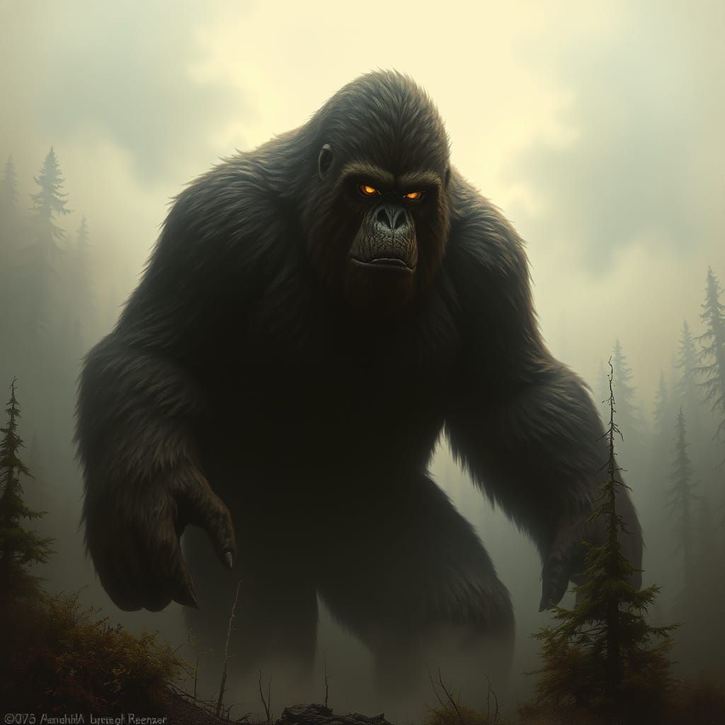 Feral Beast Emerges from the Dark Forest