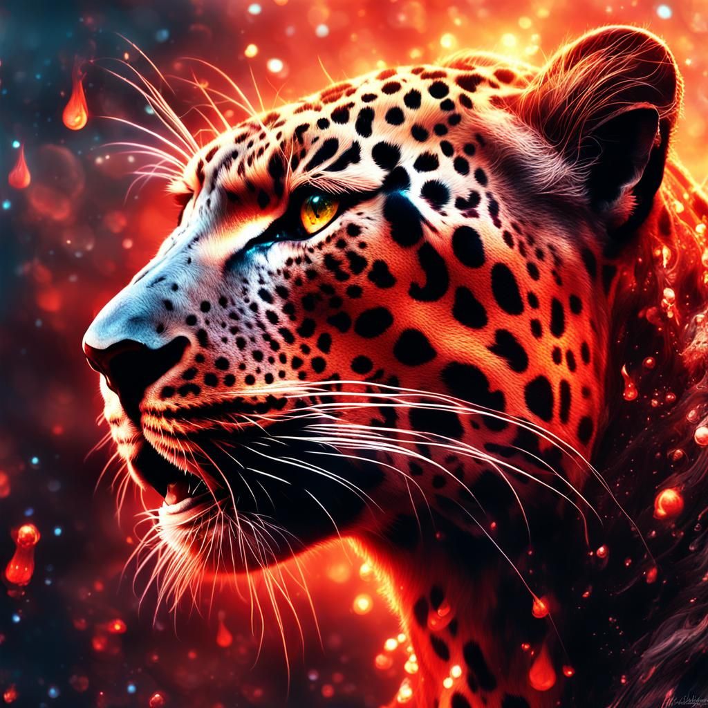 Glowing Leopard