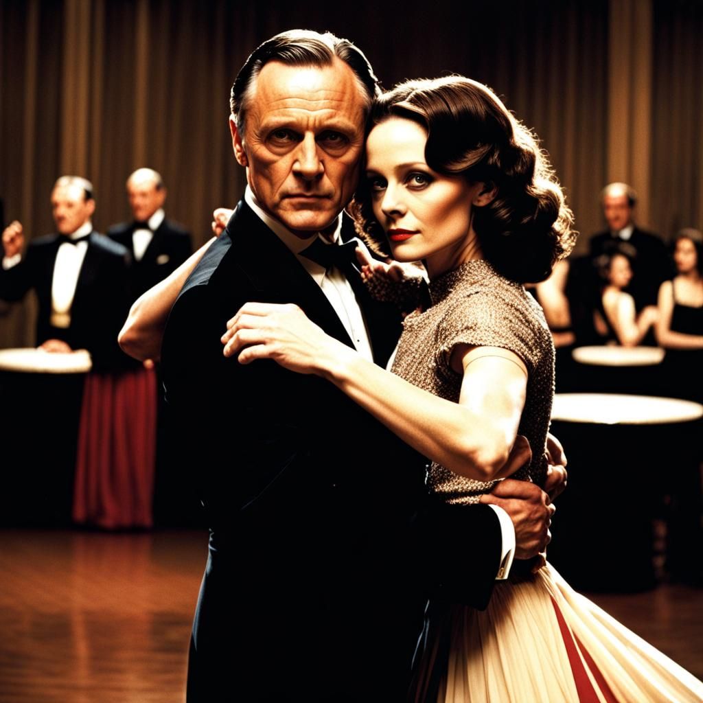 Hannibal Lecter dances with brainwashed Clarice Starling