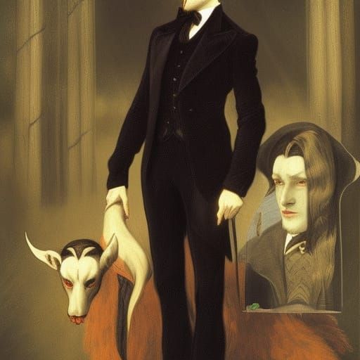 Noble Vampire Lord in Tailored Suit