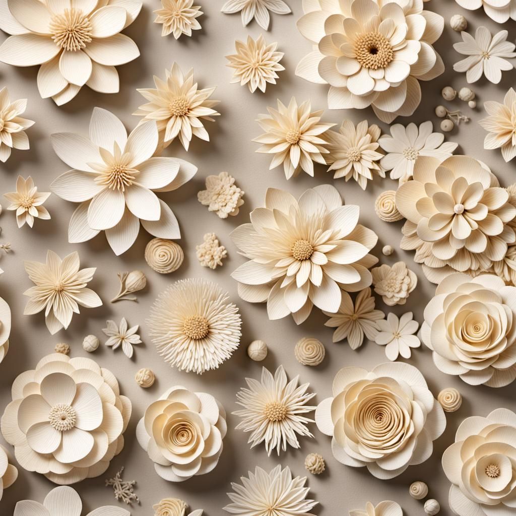 Sola Wood Flowers: Volumetric Lighting and Watercolor Art