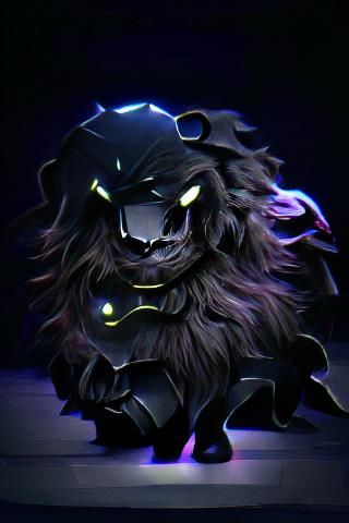 Image of a Dark Lion