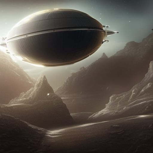 Orb lander spaceship