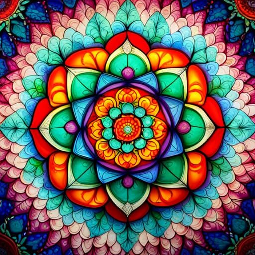 Detailed Mandala Photography with Bokeh