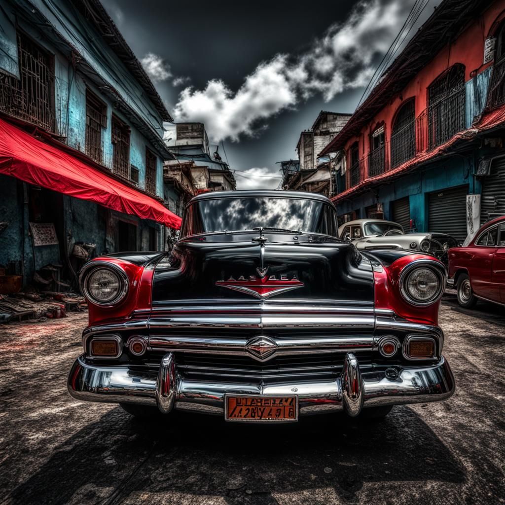 Dynamic Venezuelan Party in Chrome Colors