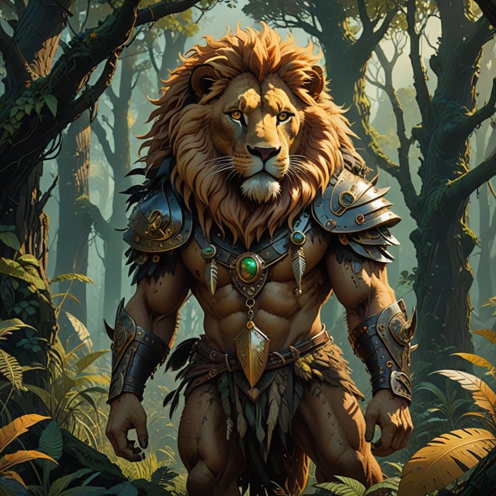 Regal Beast Emerges from Equatorial Forest