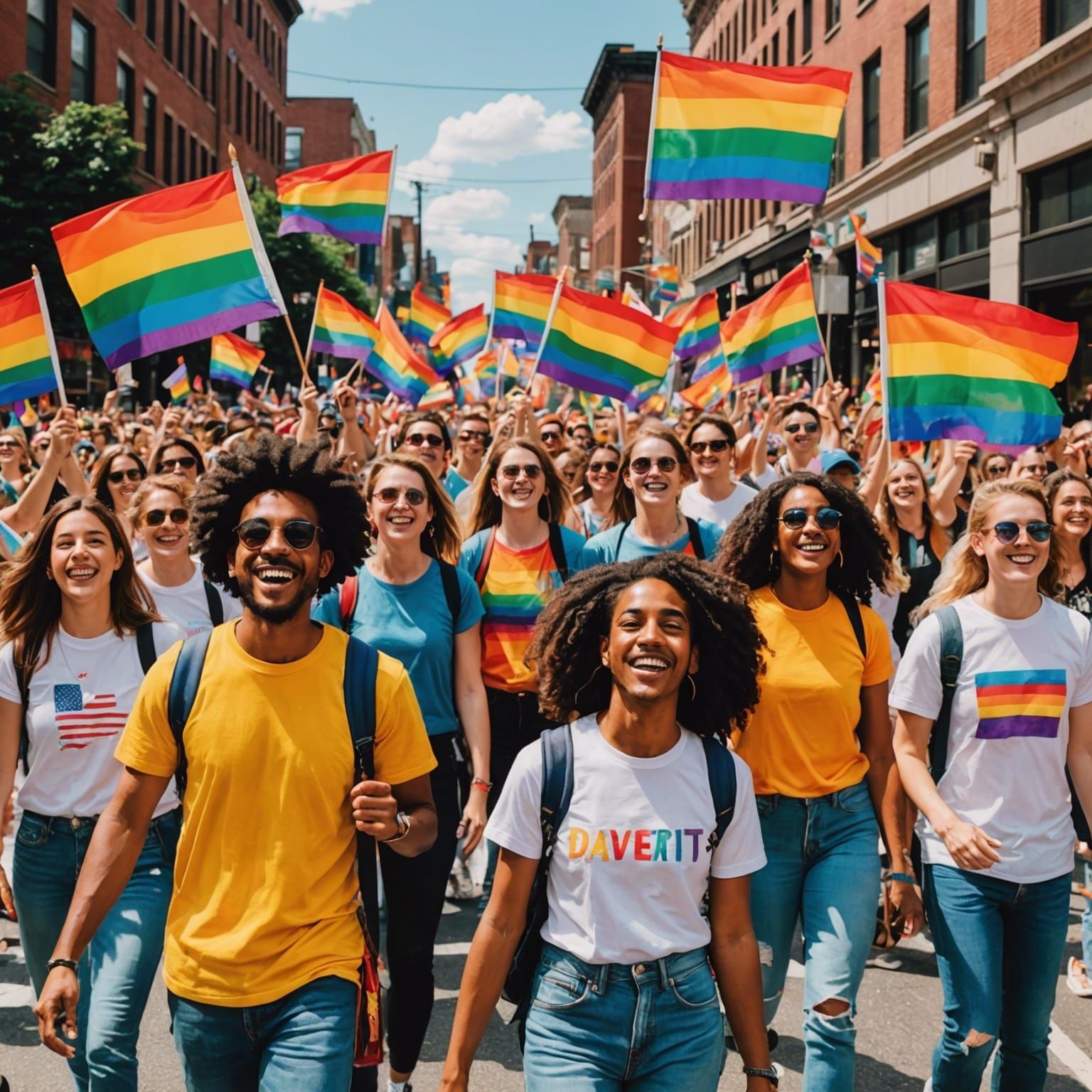 Vibrant Pride Parade: Unity, Diversity, and Love