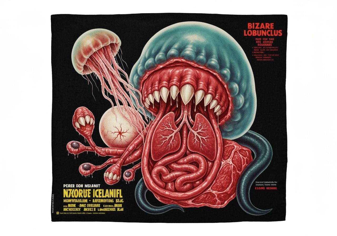 Bizarre 1950s Horror Movie Poster Art