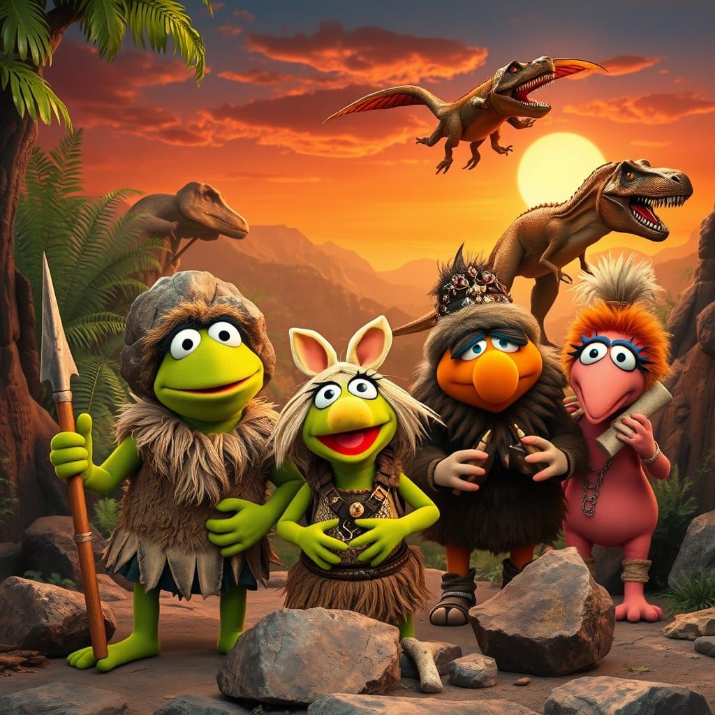Prehistoric Muppets Embark on Ancient Adventures