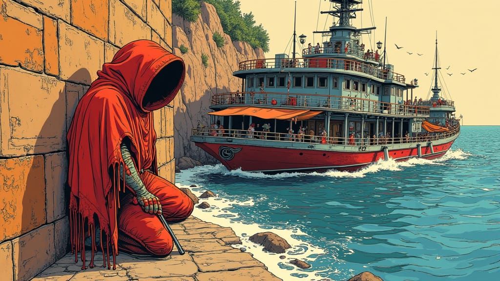 Moebius Style Graffiti Art