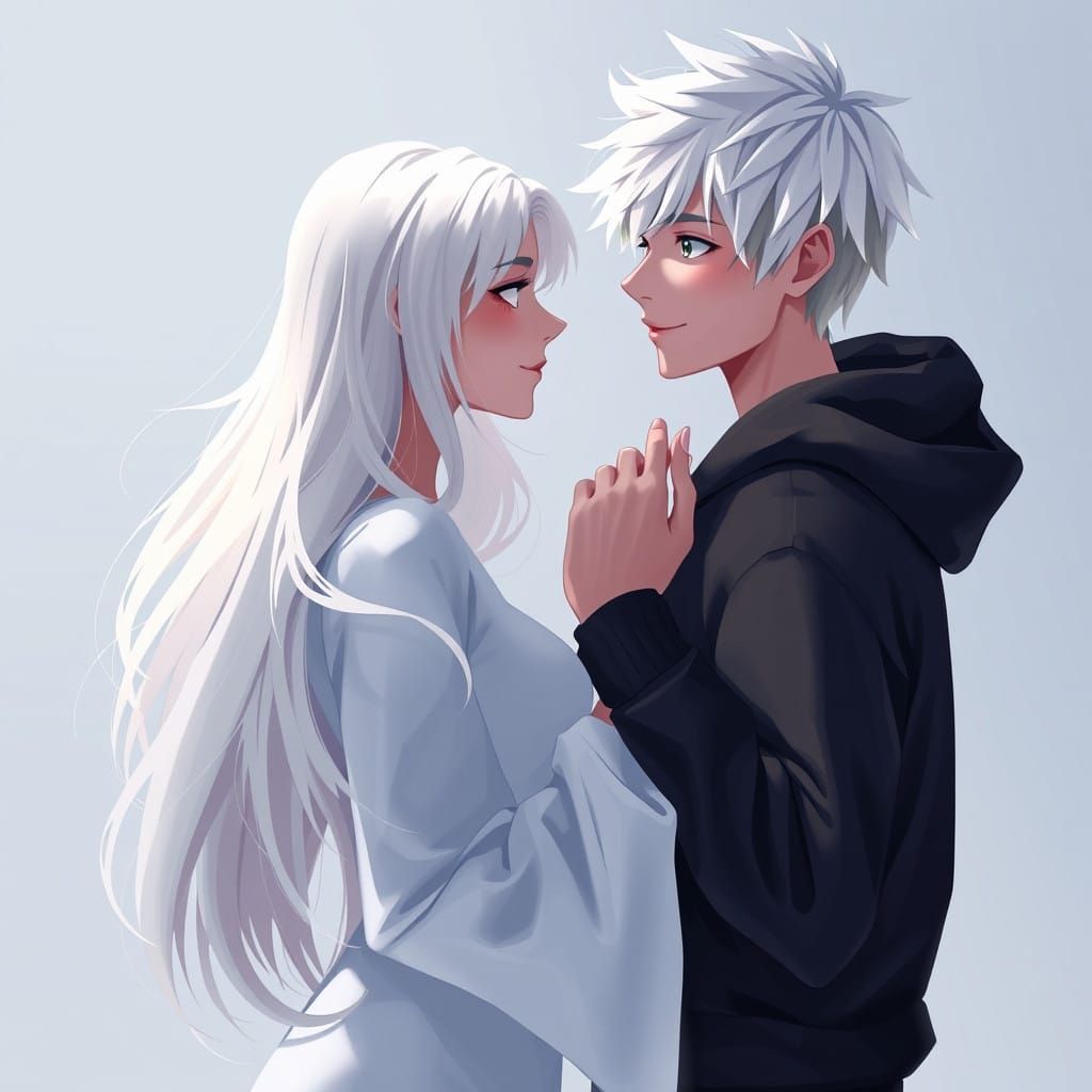 Intimate Moment in a Winter Wonderland