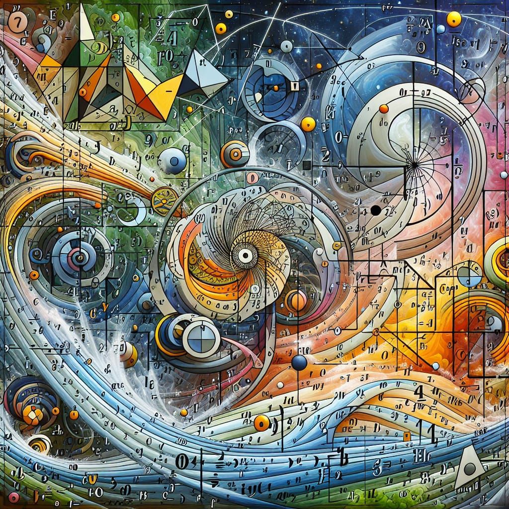 Kaleidoscopic Garden of Math: Flow of Time