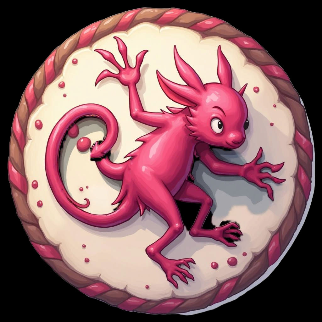 Pink Taffy Fey Creature Token in Candy Art Style