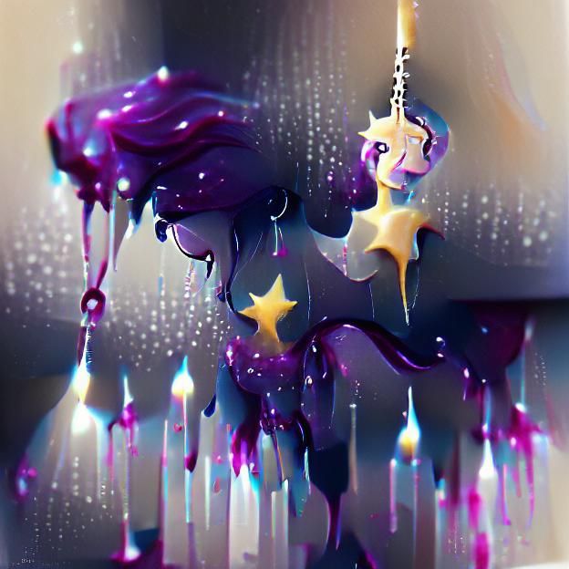 Dripping Starlight: A Celestial Liquid Dream