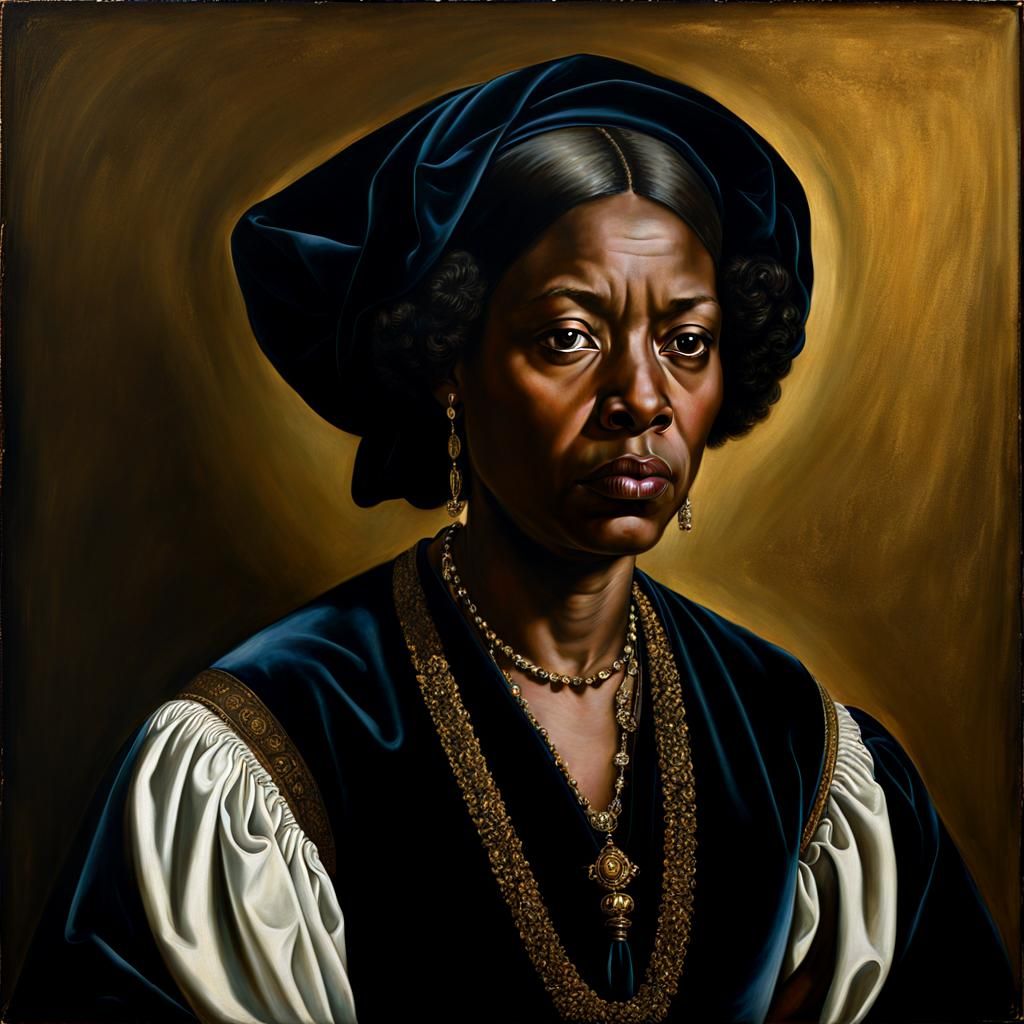 Golden Age Portrait of a Regal Woman