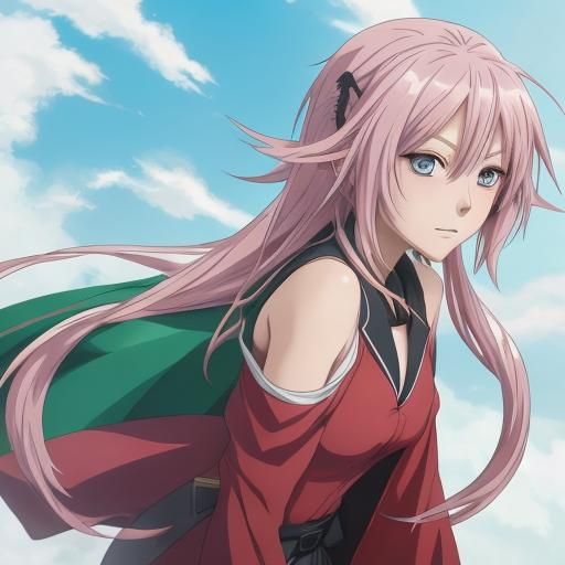 Dynamic Anime Character Portrait