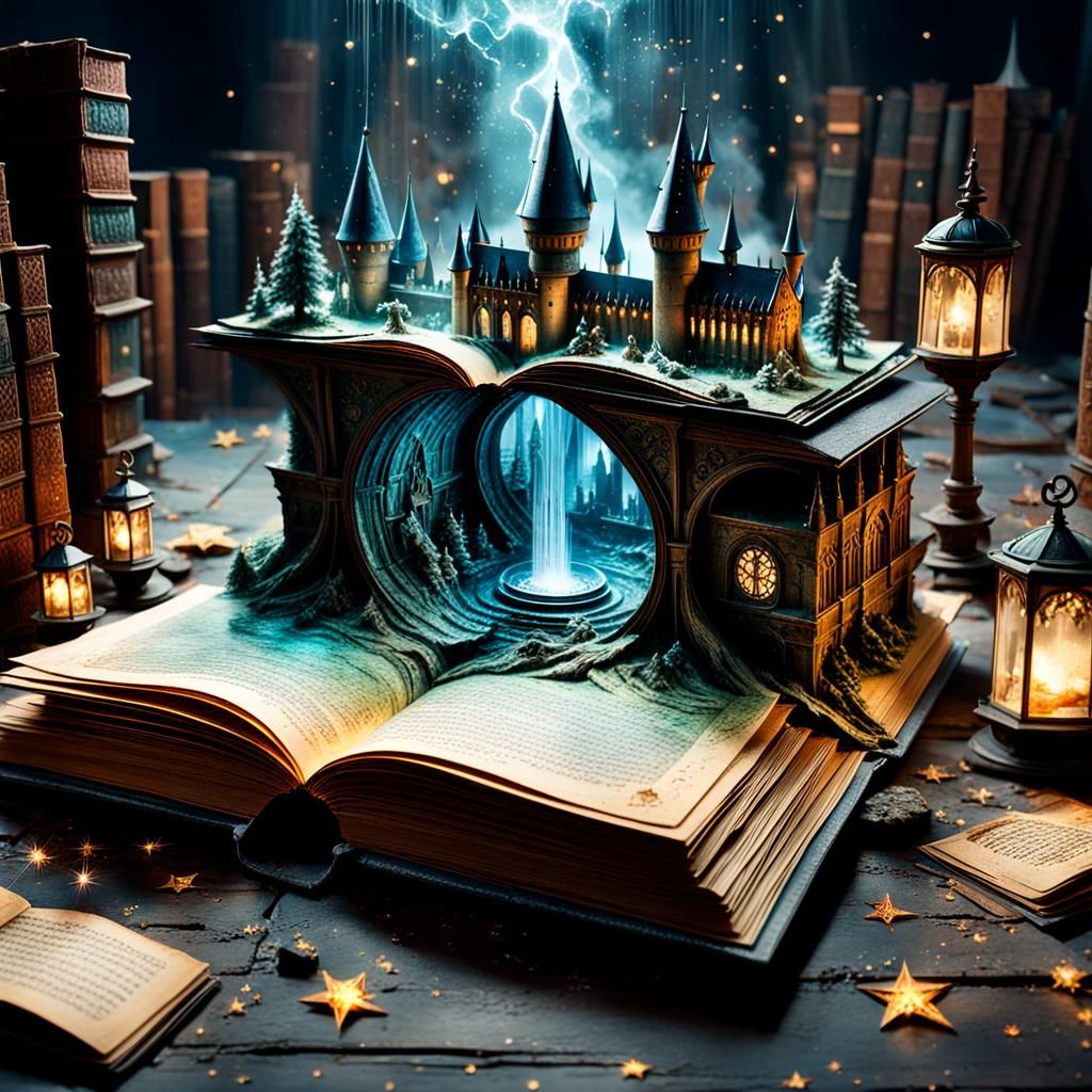 Sparkling Harry Potter Pop-Up Book Comes to Life