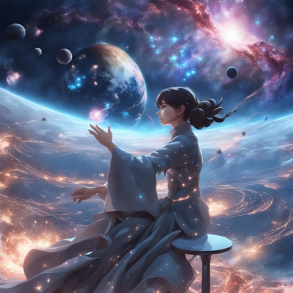 Creation of First Woman: Detailed 3D Anime Art