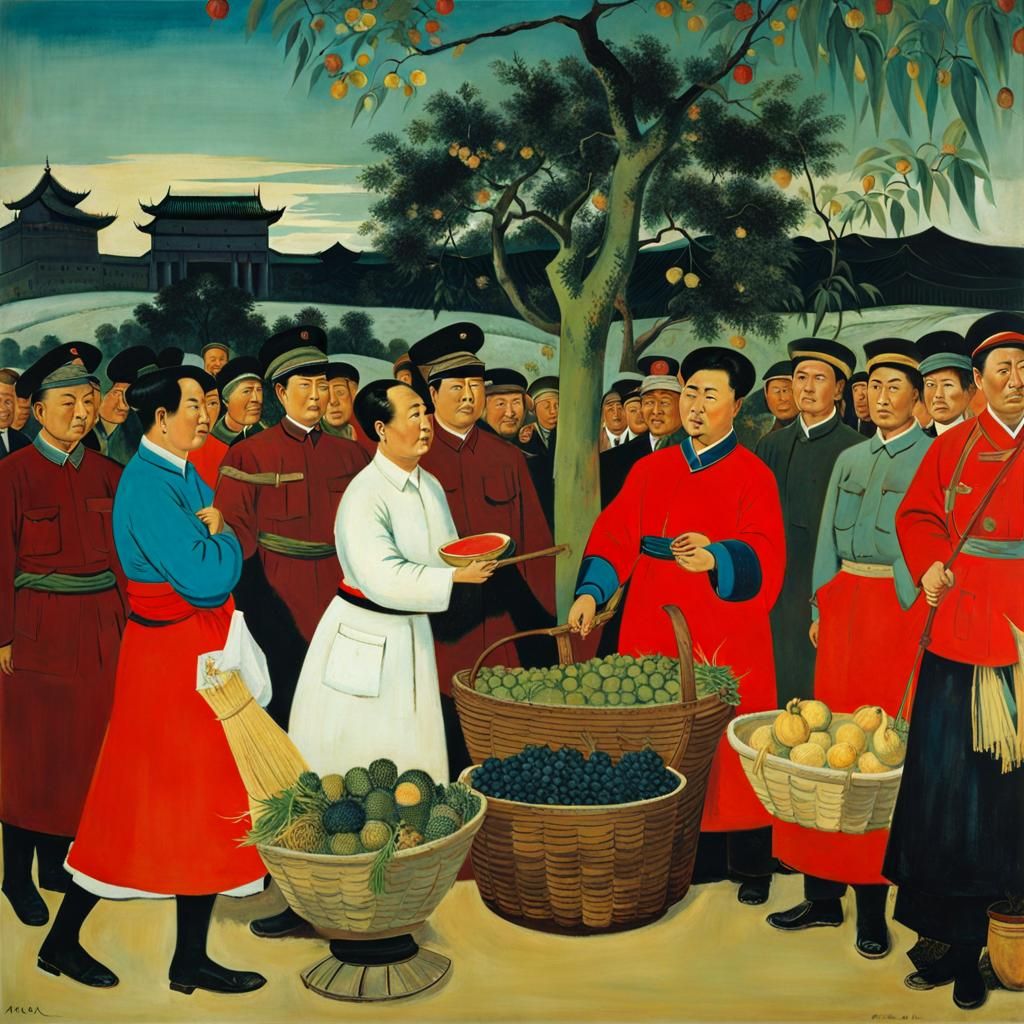 Chairman Mao at Harvest Festival: Classical Art