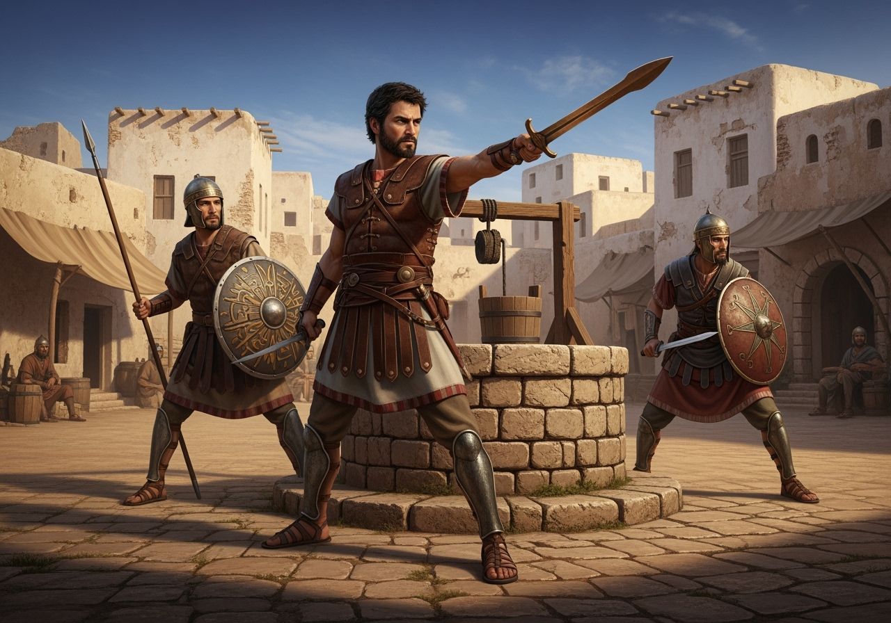 Three Judean Warriors in Ancient Israel