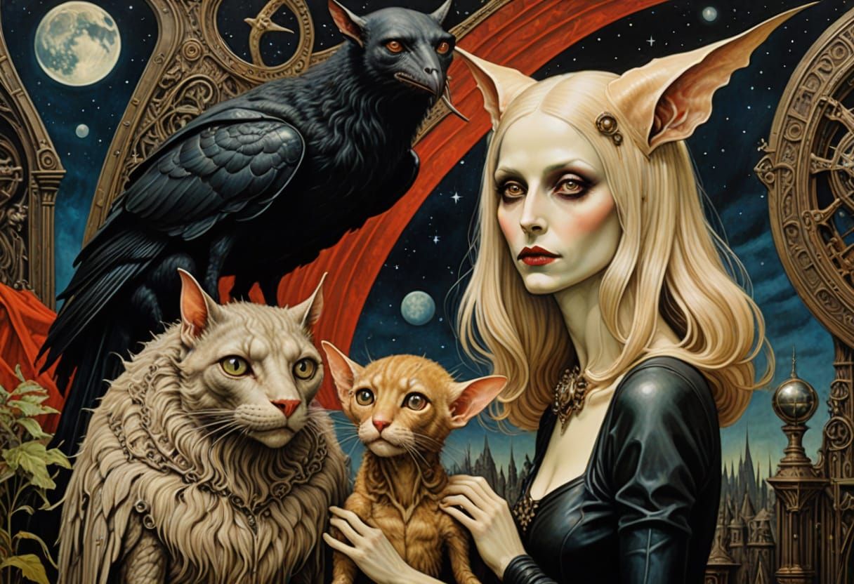 Nosferatu Meets Barbarella in Cryptid Taxidermy Museum