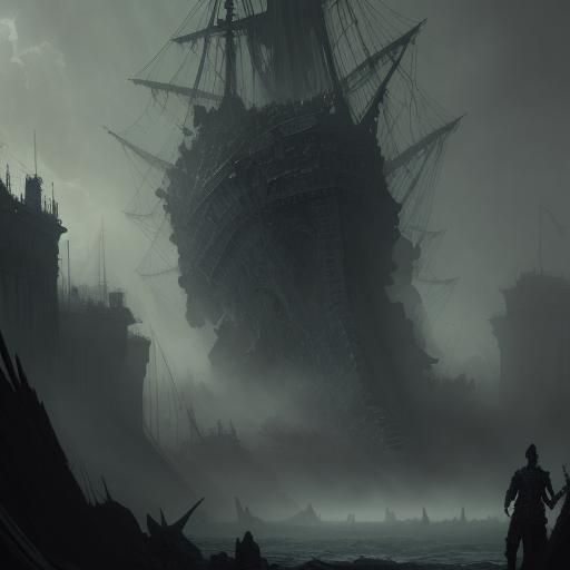 Horror Dreadnoughts in Gustave Doré Style