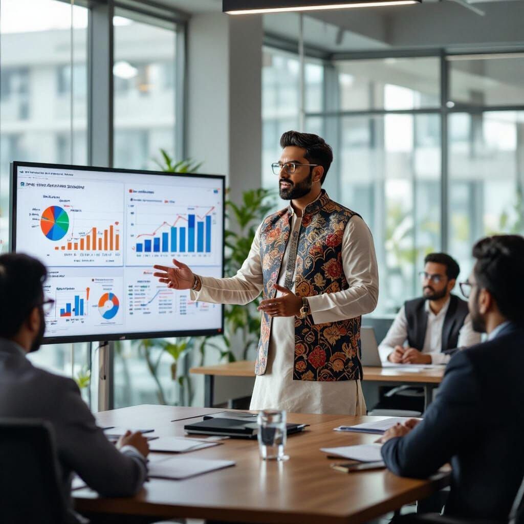 Indian Political Strategist Presents Election Ideas in Dynam...