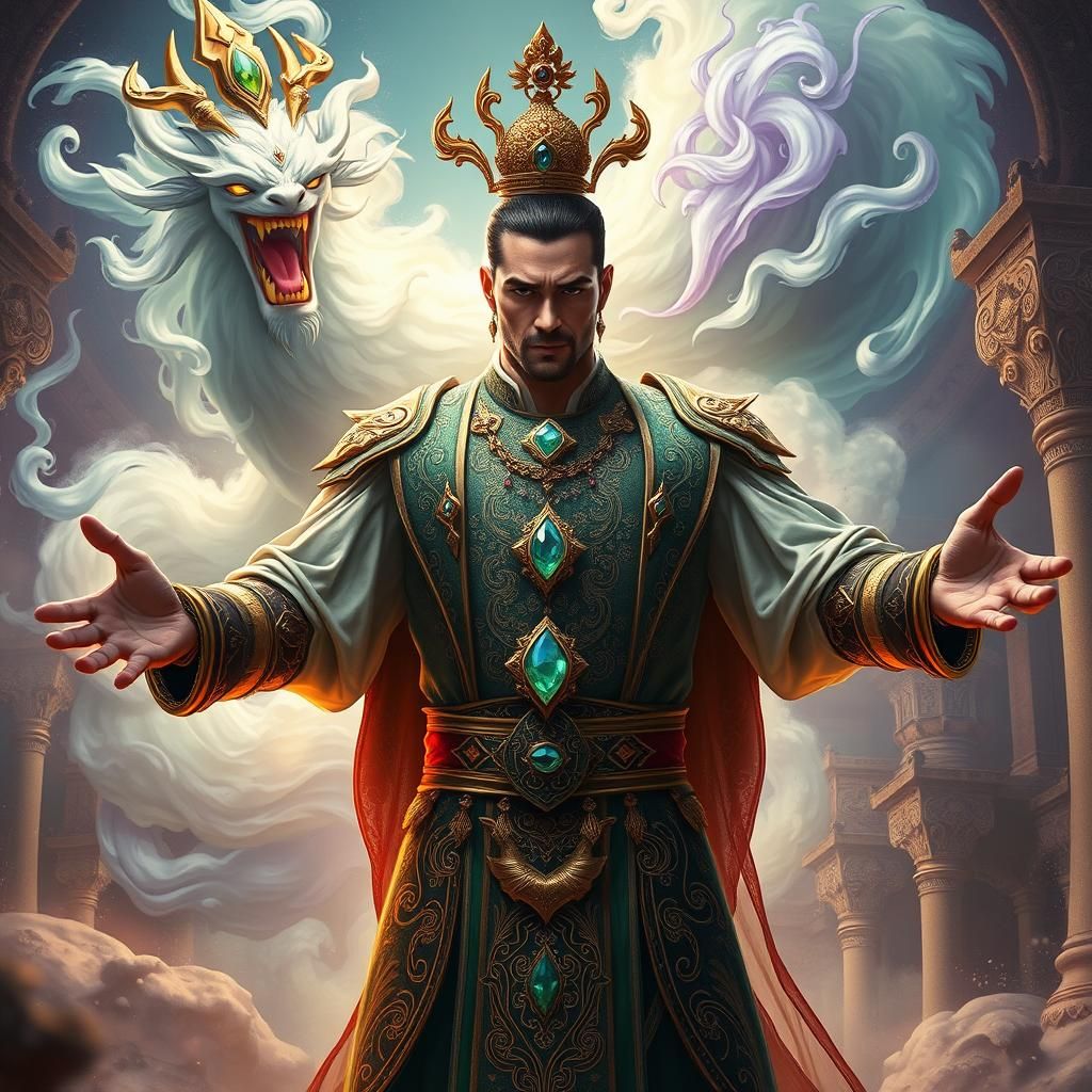 Summoning a Genie: Fantasy Art in Matte Painting Style