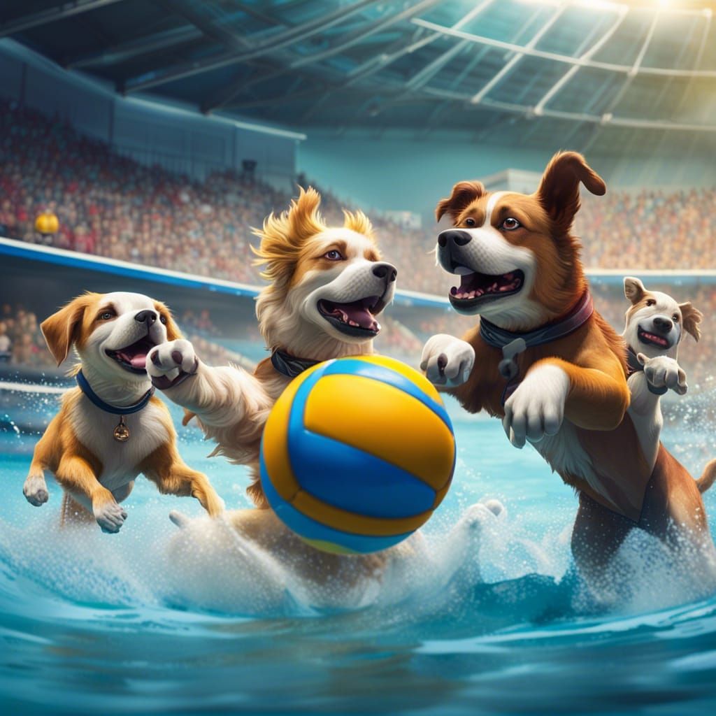 Dog Water Polo