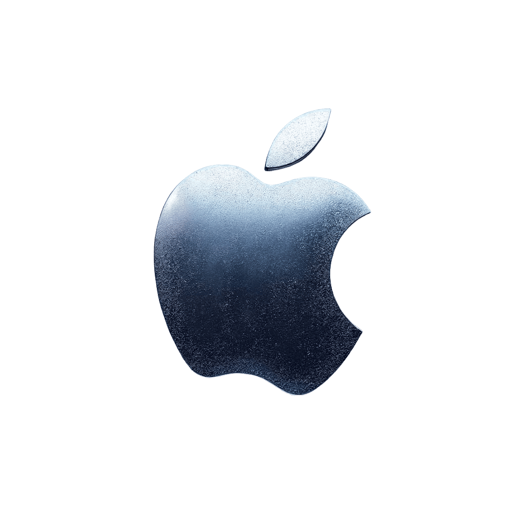 Apple Logo in 4D Graphic Design