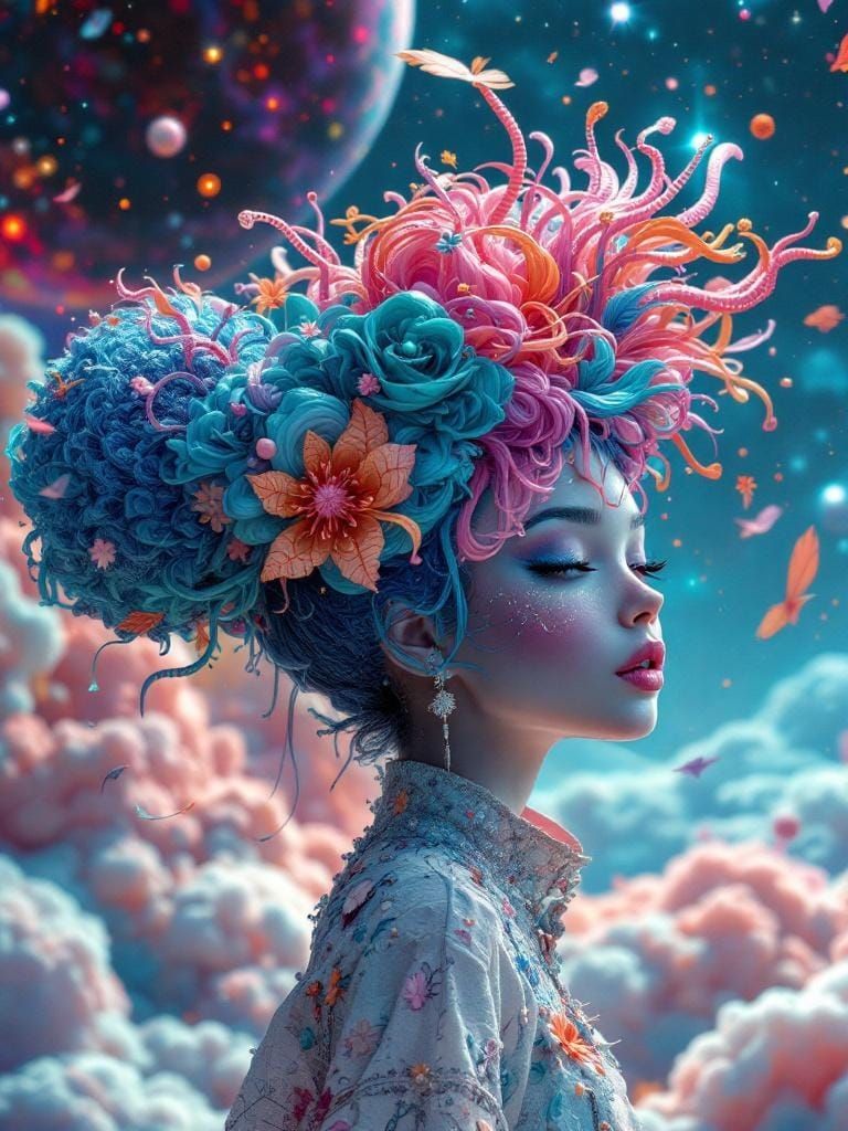 Loonyscape Spacebuns Hyaline Poetic Quilling Melodramatic Li...