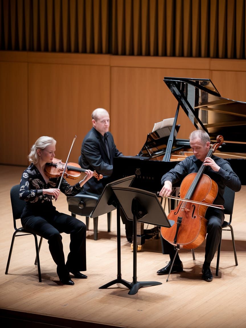 Classical Musicians in Concert Hall