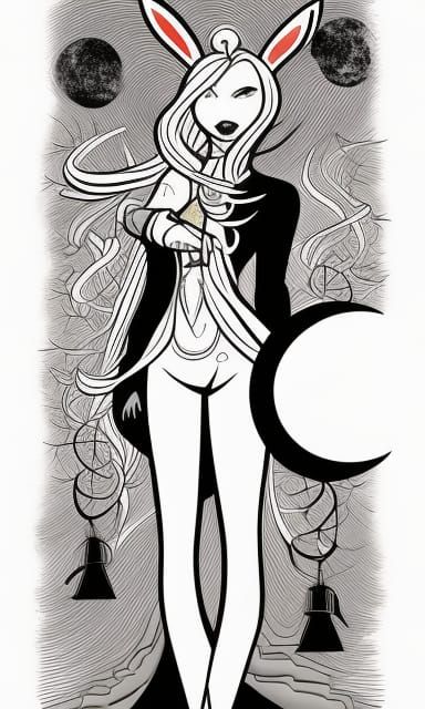 Rabbit Spirit Warrior of Light: Underground Comic Art