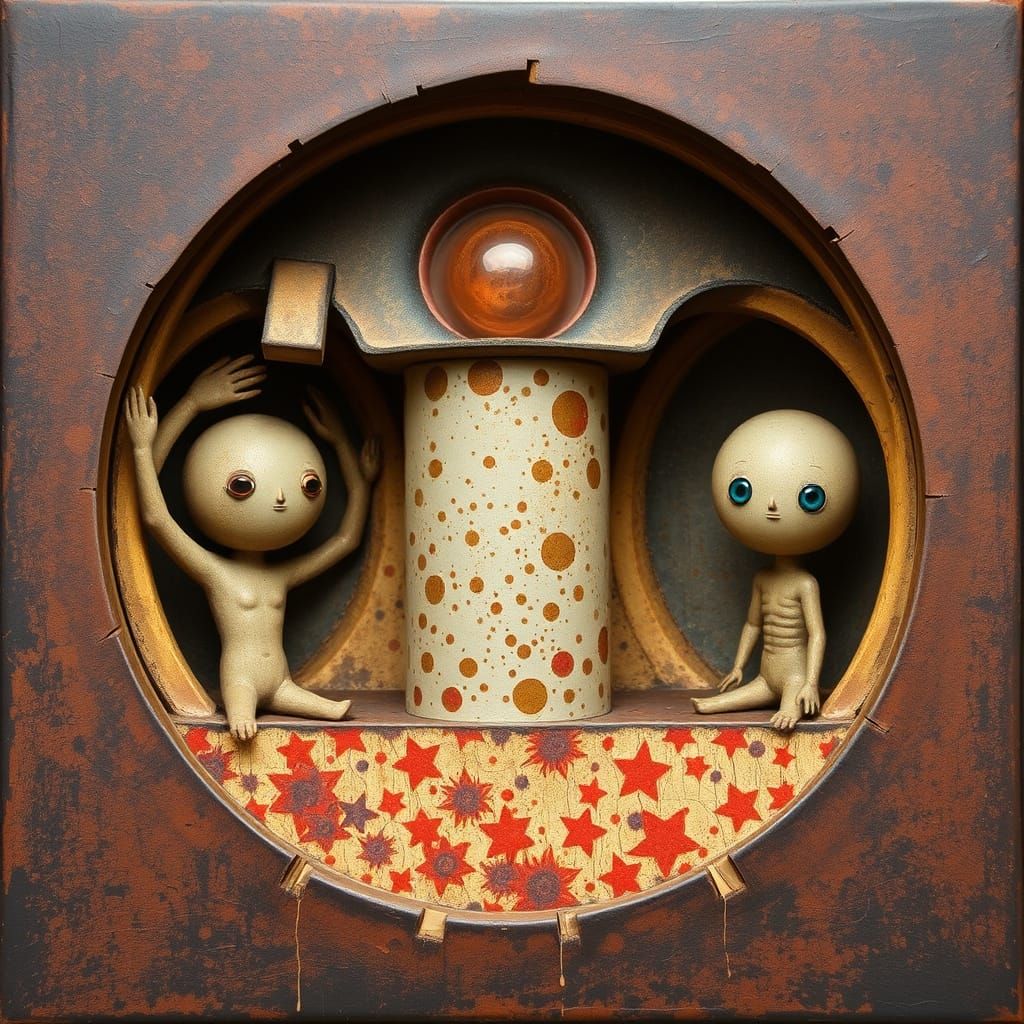 Surreal Hallucinatory Landscape by Max Ernst and Man Ray