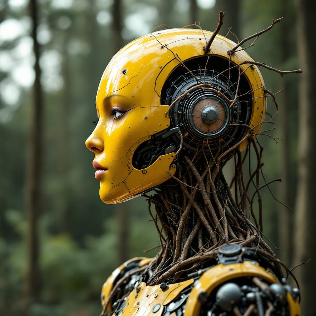 Android Profile: Metallic Wood and Forest Fusion