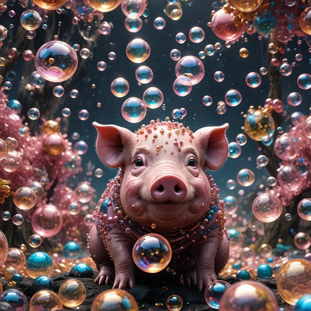 Bubble Pig: Fantastical Concept Art