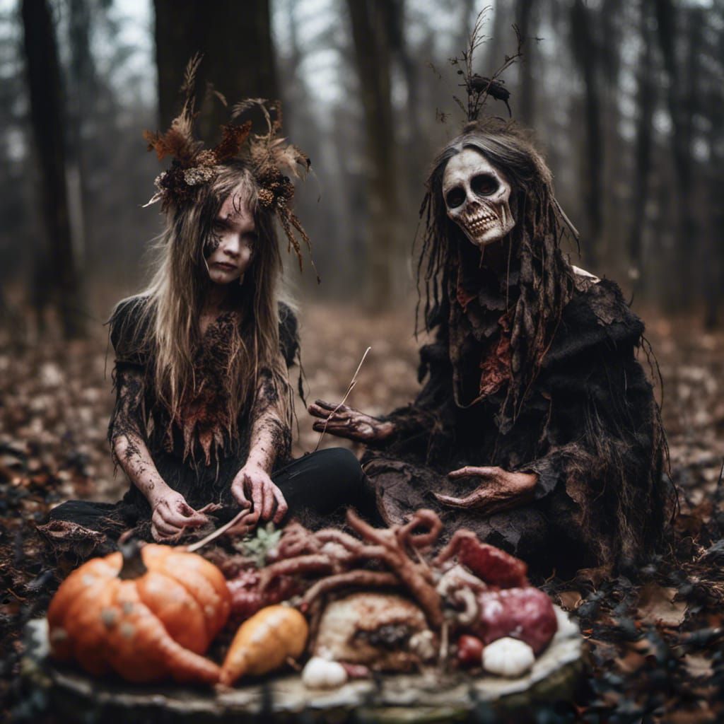 Baba Yaga's Thanksgiving Salad: Macabre Feast