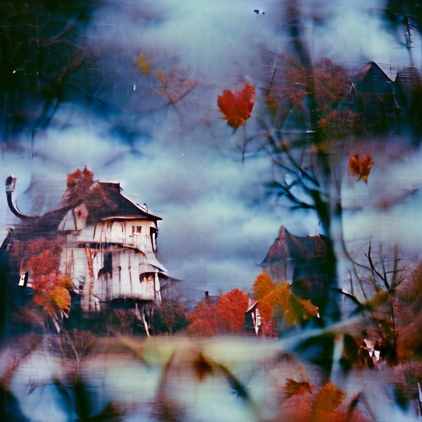 Baba Yaga's Creepy House in the Woods