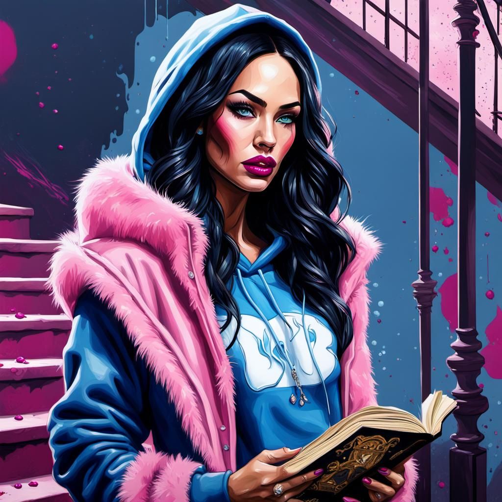 Cinderella as High School Mean Girl in Graffiti Art