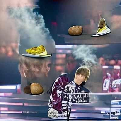 Justin Bieber Baked Potato Crossover