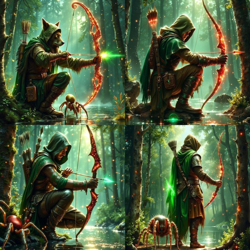 Werewolf Ranger D&D Character Art