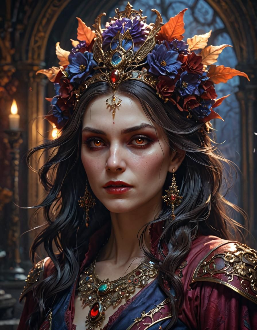 Vampire Queen Masterpiece in Dark Fantasy Style