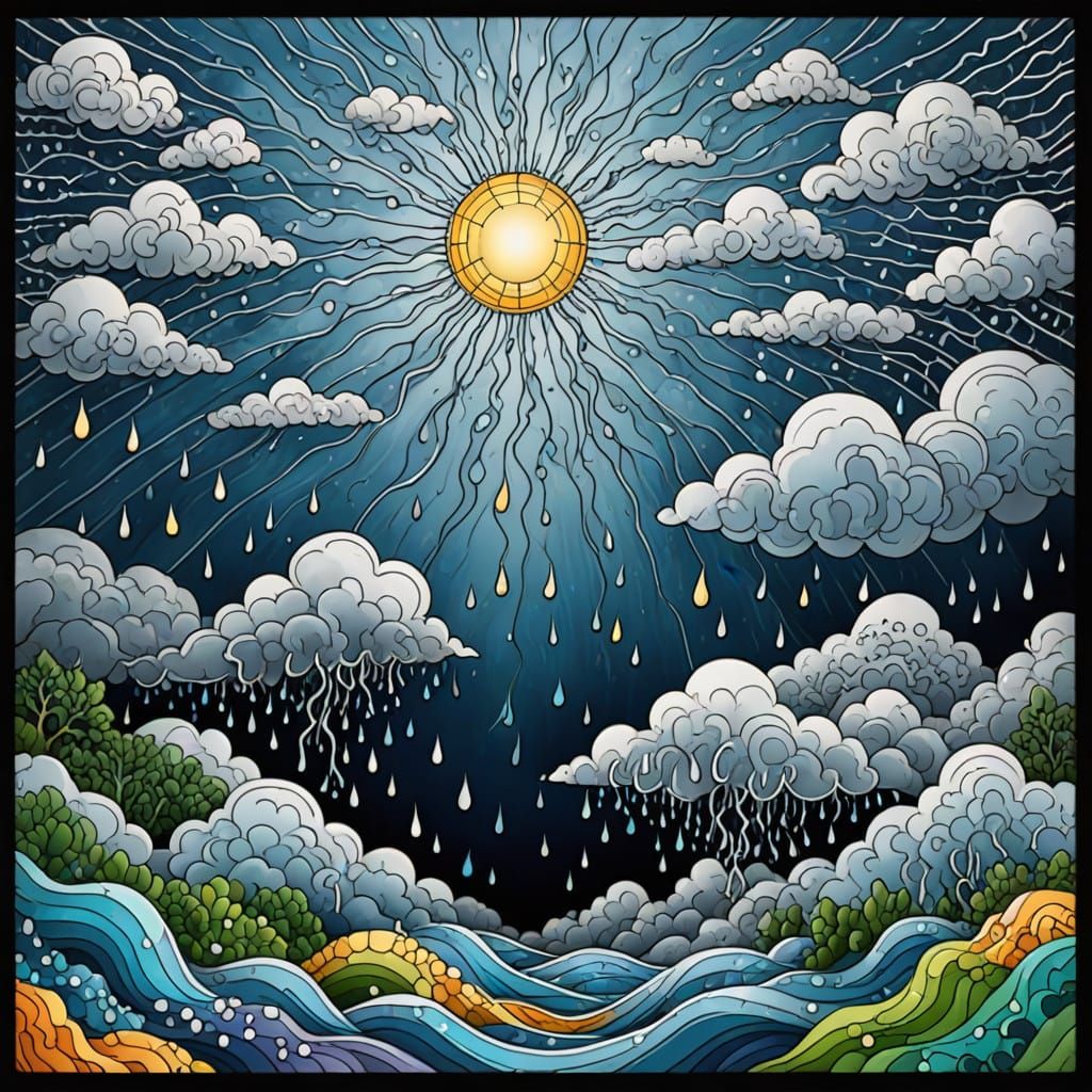 Stormy Weather in Fractal Abstraction