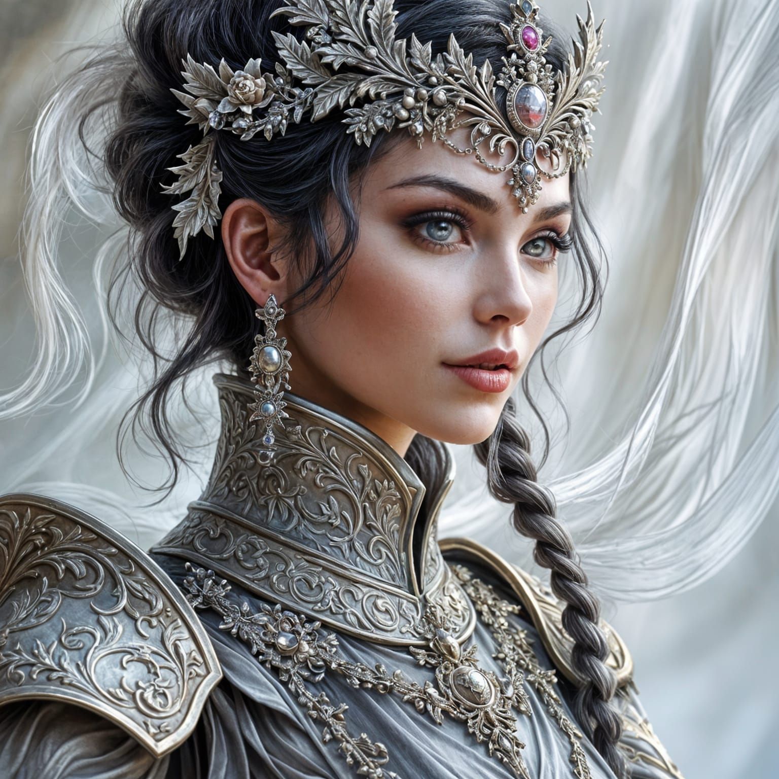 Majestic Winter War Empress Mellysia in Soft and Soothing Hu...