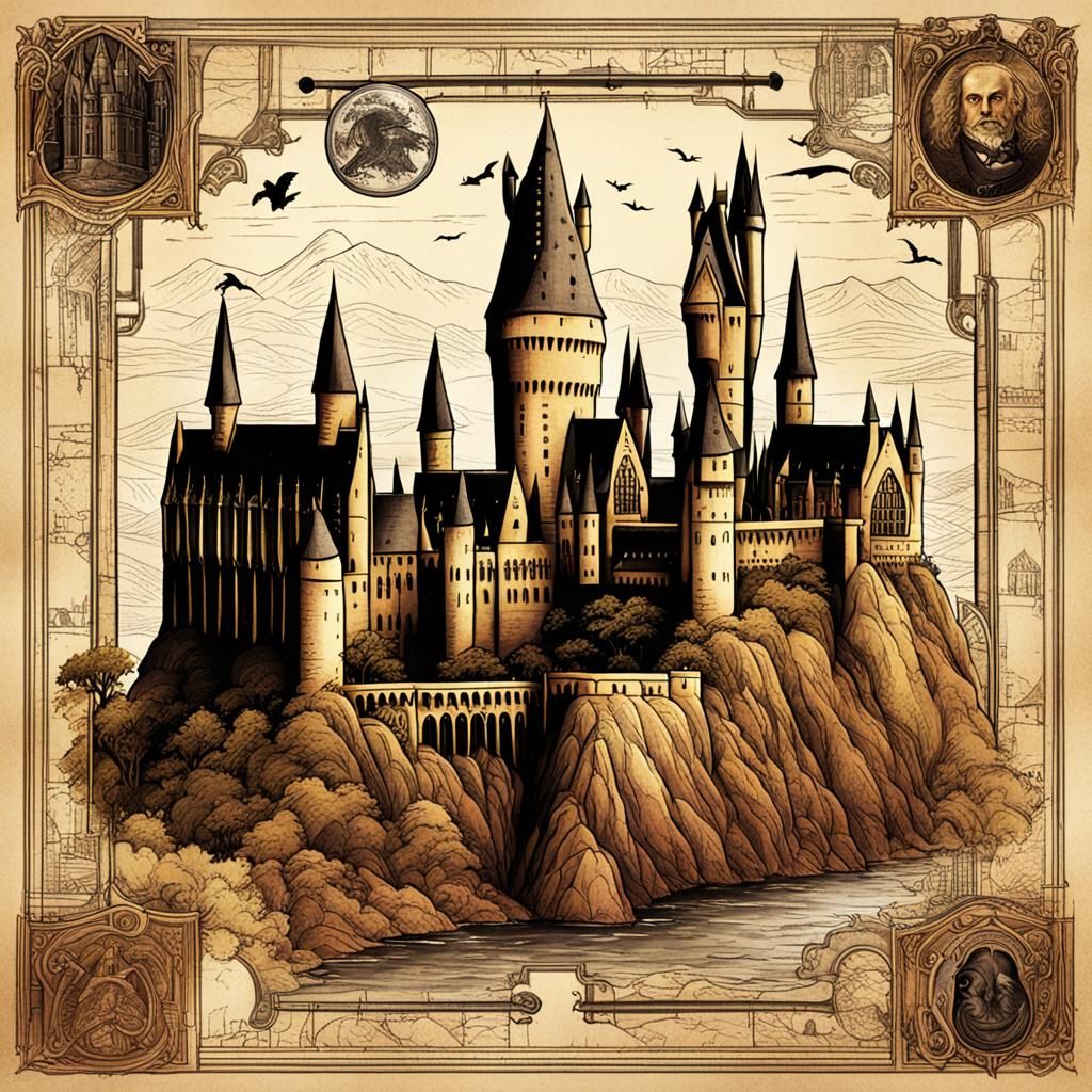 Digital Art of Hogwarts School